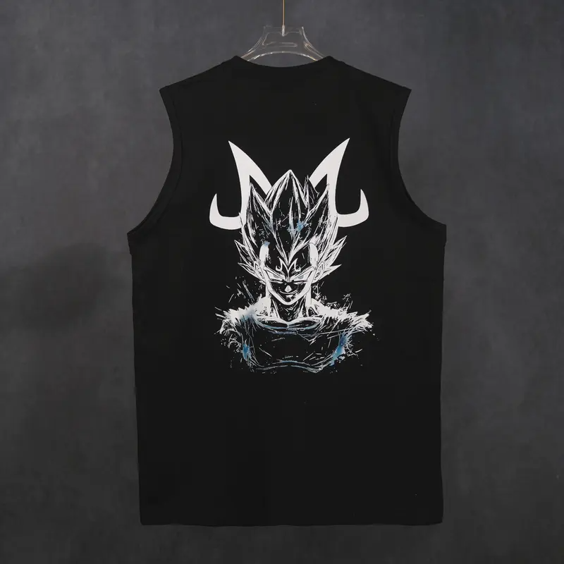 Top Rated 80s 90s Dragon Ball DBZ Oversized singlet muscle men's graphic tees Vegeta Fits Anime tank tops men gifts