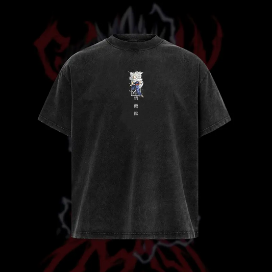 Gohan Beast Vintage Unisex Oversize Anime Manga Acid Washed Cotton T-shirt, graphic tee,anime merch fan, outfits men