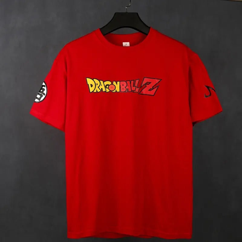 80s 90s Dragon Ball DBZ Vegeta Oversized streetwear singlet muscle cotton outfits men short summer graphic t-shirts men's graphic tees Fits vacation outfits Anime gifts Casual Fabrics Prints Breathable