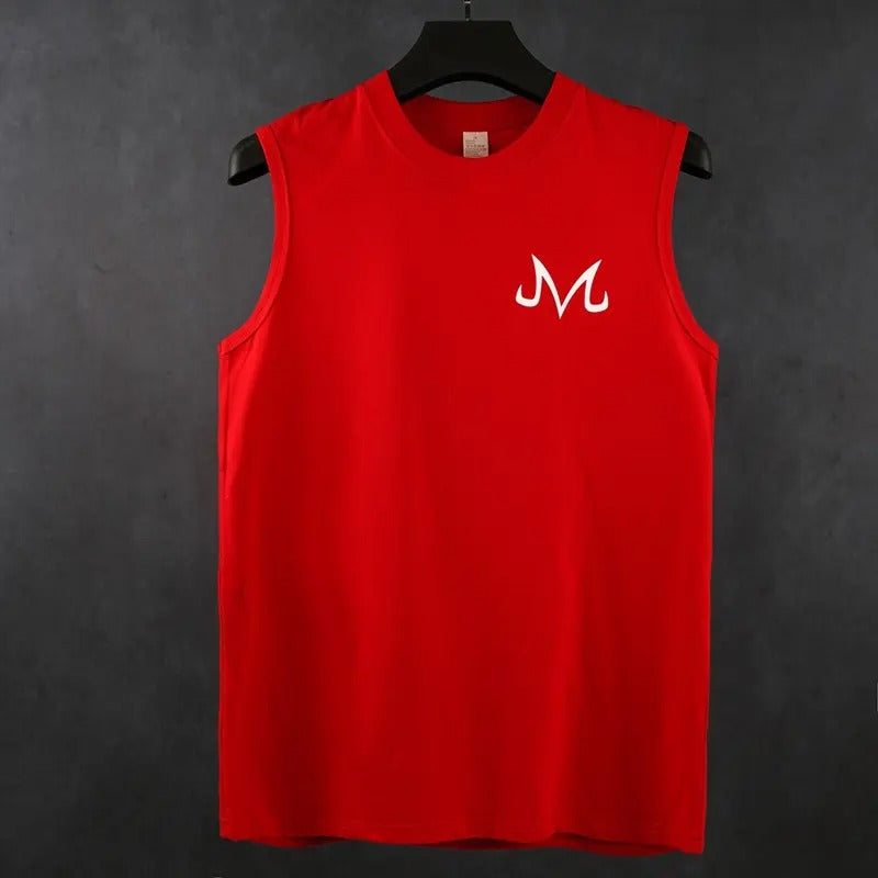 Dragon Ball DBZ Vegeta Saiyan Unisex Summer outfits men streetwear 80s 90s graphic tees cotton Anime tank tops men gifts