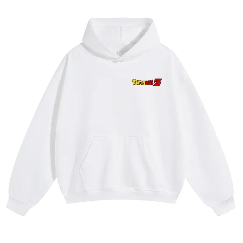 Dragon Ball DBZ Goku Viral Anime Graphic Hoodie Unisex 90s Retro Pullover Funny Cartoon Streetwear Hoodies Cozy Fleece Gift For Him 100% Cotton Super Soft Pre Shrunk Machine Wash Cold Gentle Cycle
