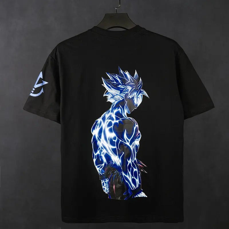 80s 90s Oversized Dragonball DBZ Goku saiyan streetwear singlet muscle cotton outfits men summer graphic t-shirts men's graphic tees Fits vacation outfits Anime gifts Breathable Fabric