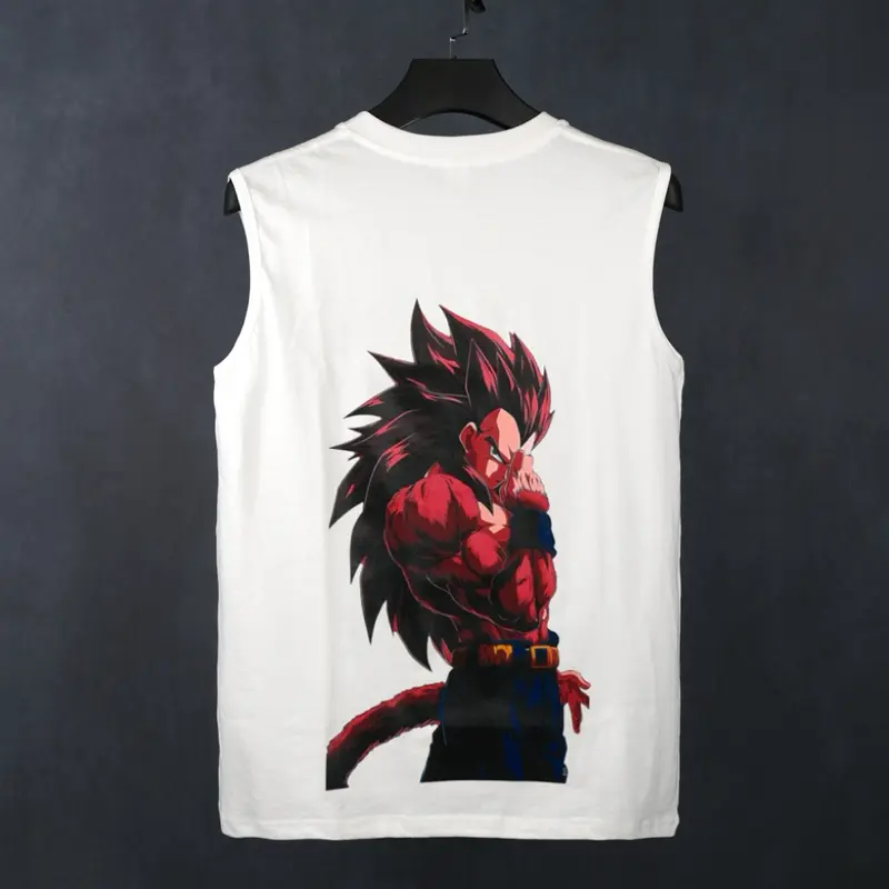 Top Rated 80s 90s Dragon Ball DBZ Oversized singlet muscle men's graphic tees Goku Fits Anime tank tops men gifts